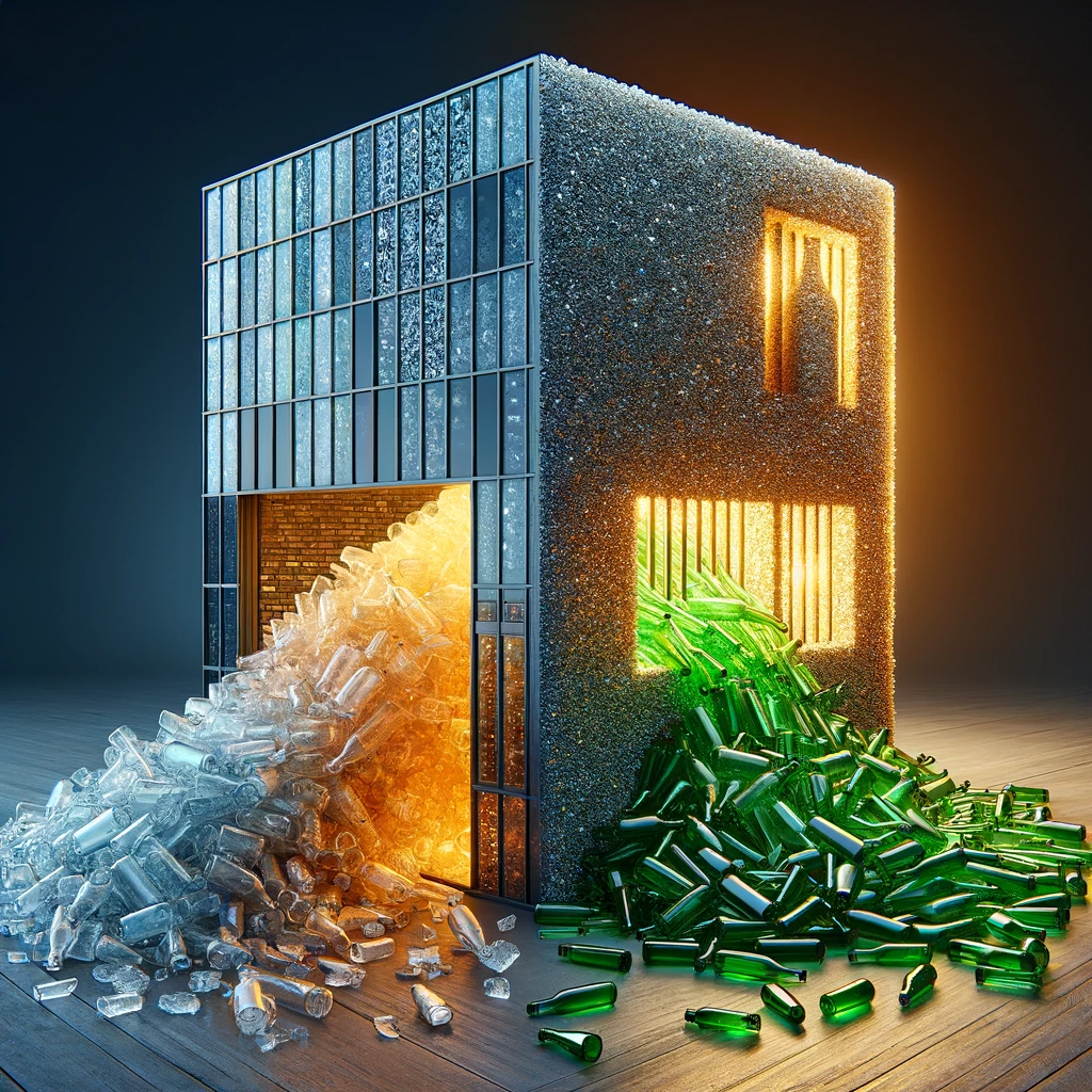 Transforming Glass Waste into Heat-Slashing Innovation