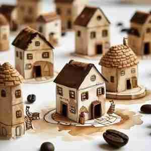 Making houses with coffee husks