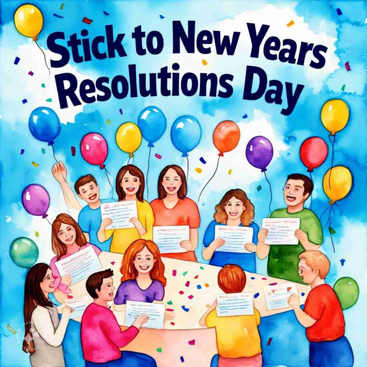 Stick to New Years Resolutions Day