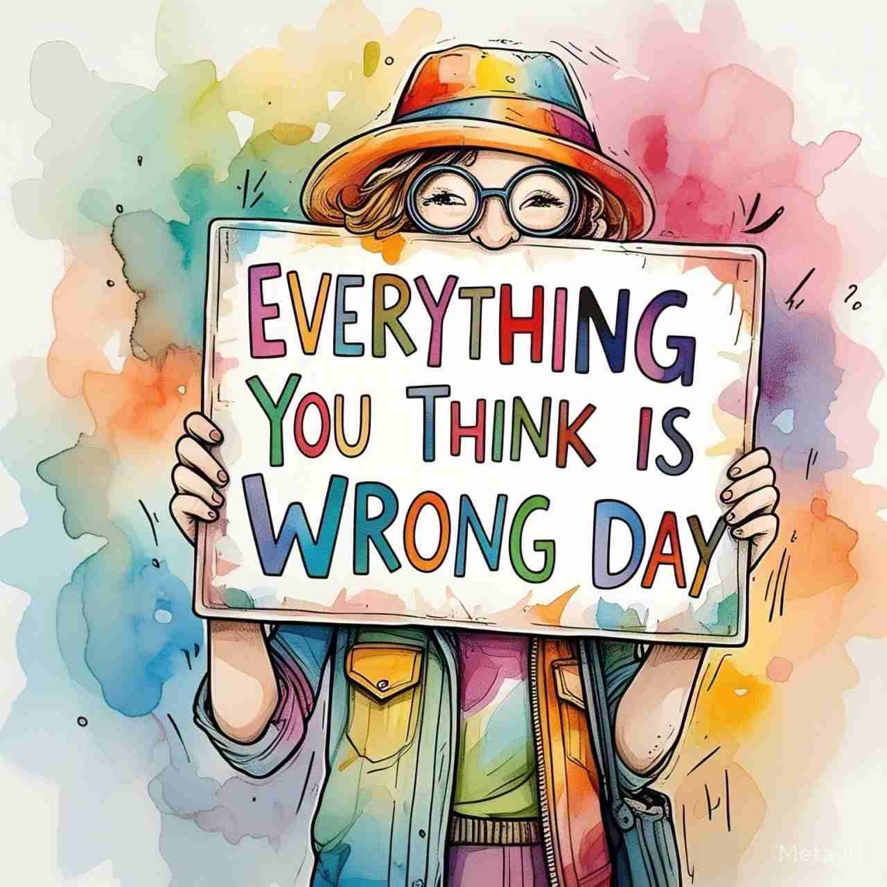 Everything you think is wrong day