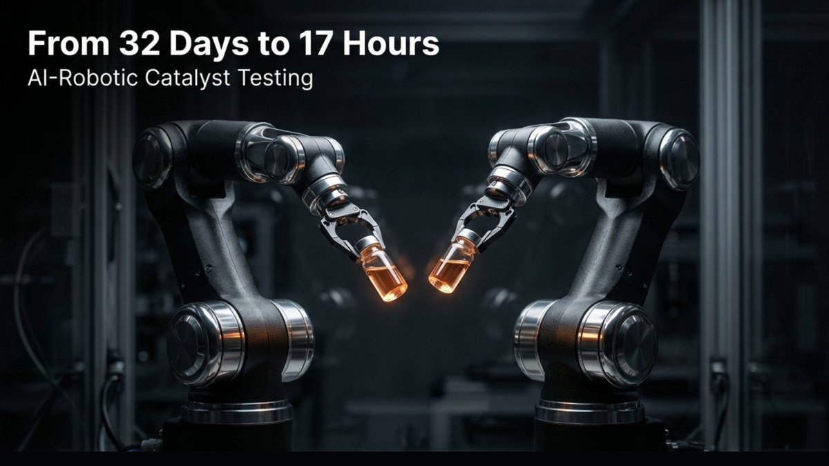 Robot team cuts time to process catalysts