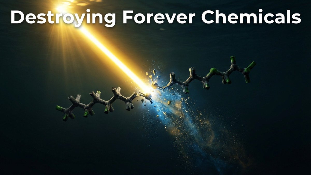 Sunlight could be the key to destroying forever chemicals