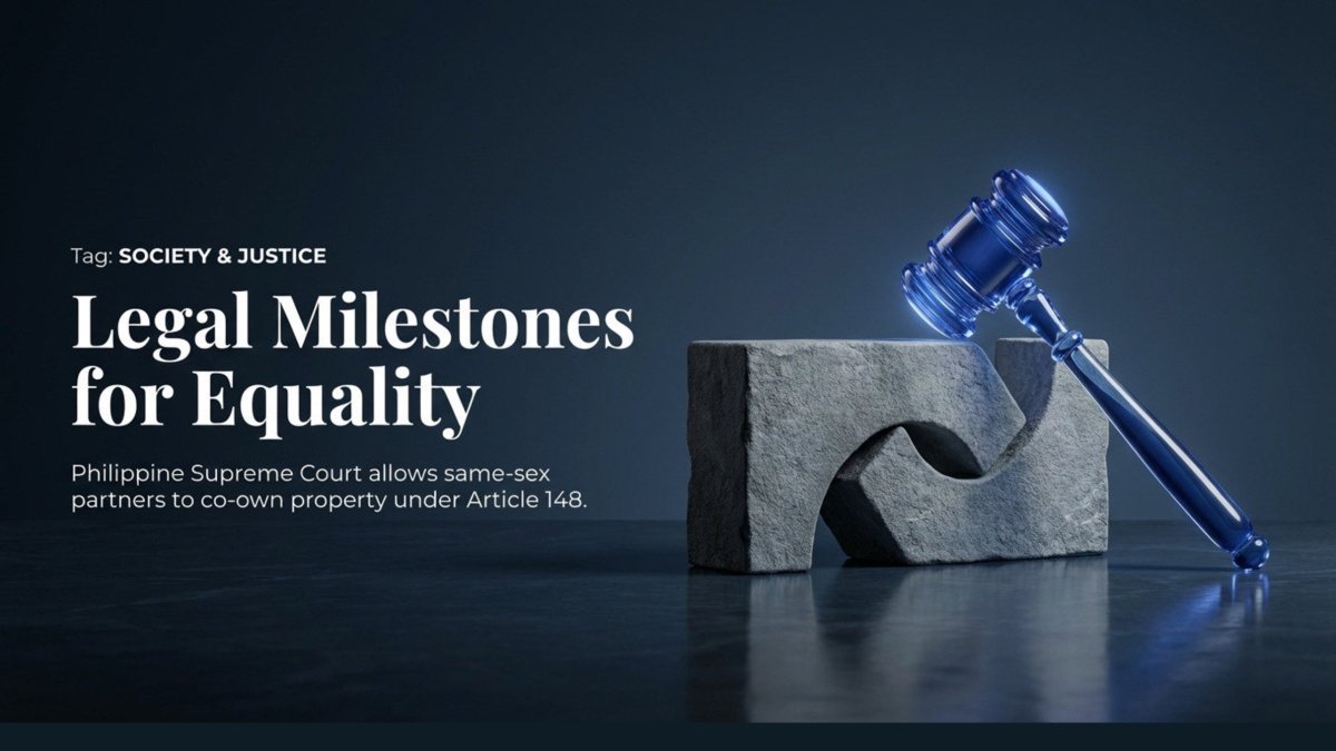 A Step Forward: The Philippines Recognizes Same-Sex Property Co-Ownership