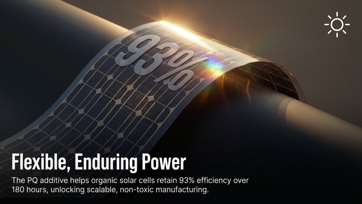 New additive increases solar cell efficiency