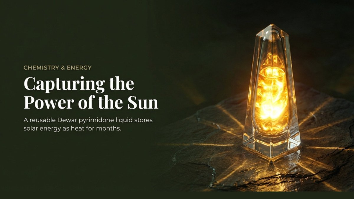 Liquid storage of solar energy